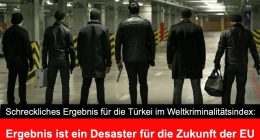 Weltindex der organisierten Kriminalität 2023: Türkei leider Spitzenreiter in Europa, Platz 14 weltweit!