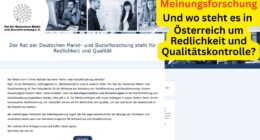 Österreich: Meinungsforschung als Machtinstrument mit politischen Deutungen