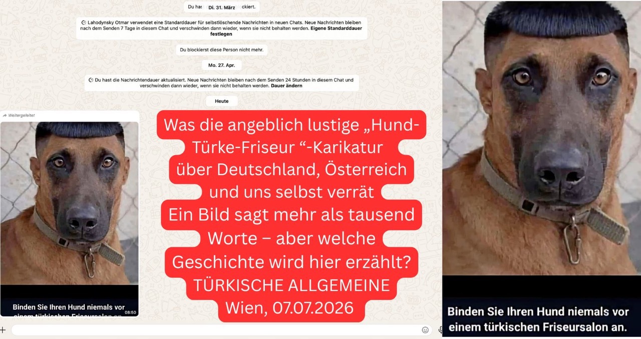Was die angeblich lustige „Hund-Türke“-Karikatur über Deutschland, Österreich und uns selbst verrät