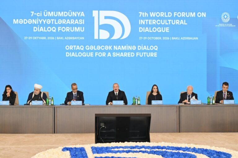 Aliyev: “Azerbaijan Is a Cultural Bridge Between Asia and Europe”