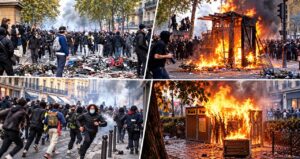 Schülerproteste erschüttern Frankreich vor der Präsidentschaftswahl