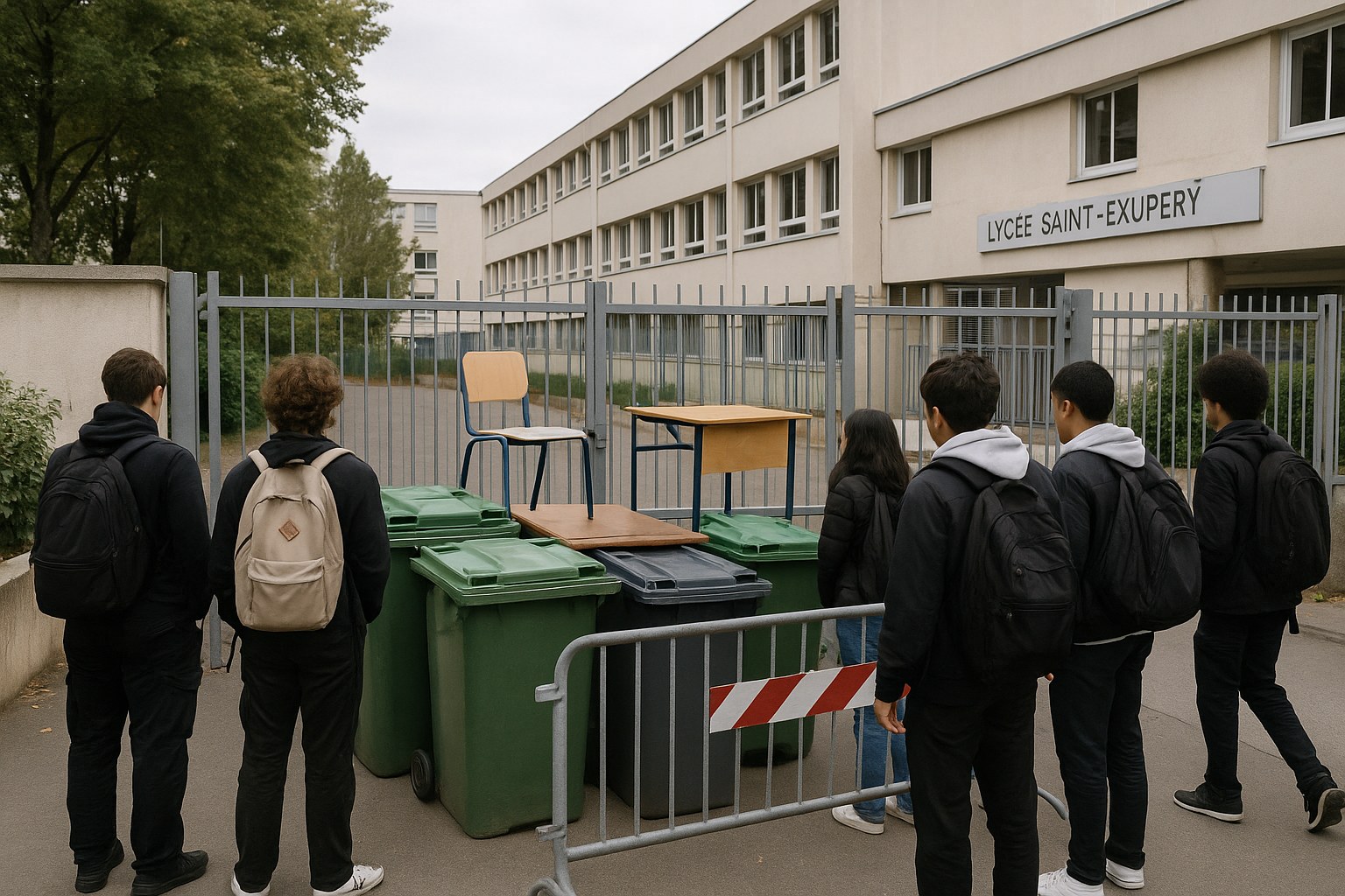 Schülerproteste erschüttern Frankreich vor der Präsidentschaftswahl