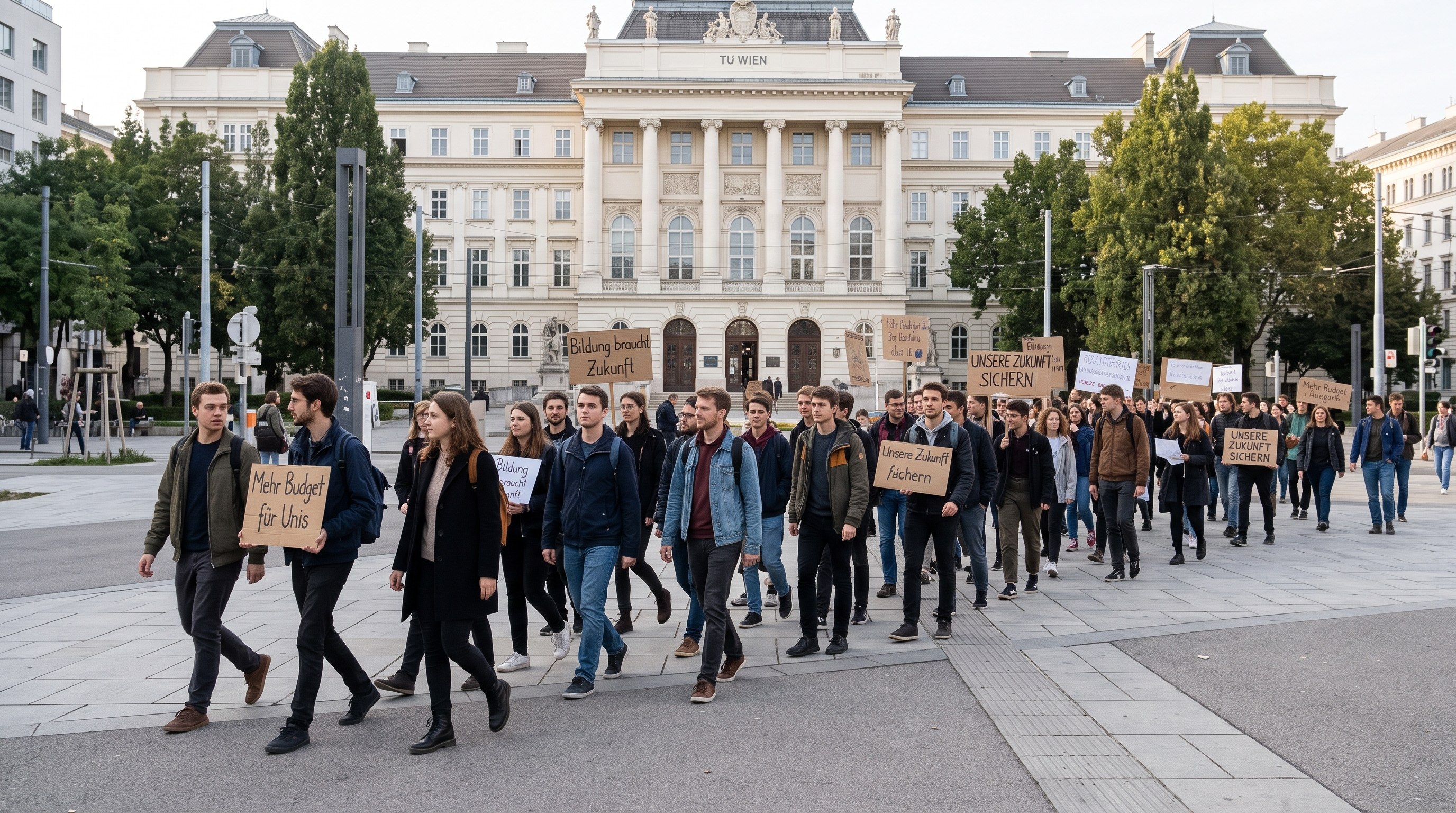 ÖH ruft zu Protest für Unibudget